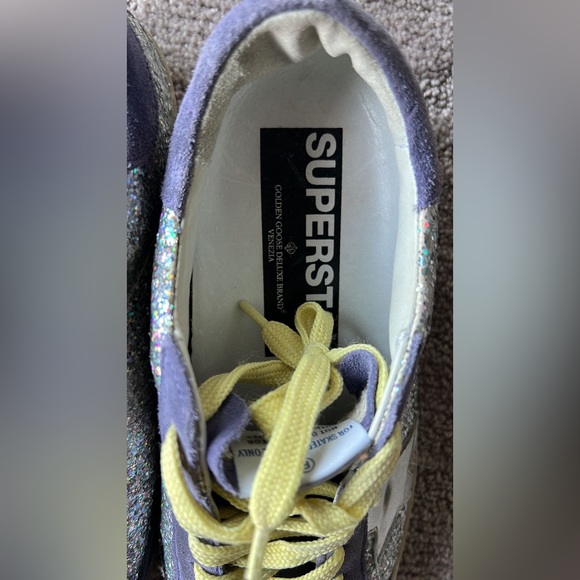 Golden Goose Glitter Superstar Sneakers - Picture 3 of 4